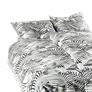 220 x 200 3pc Flannel Bedding Jungle Grey