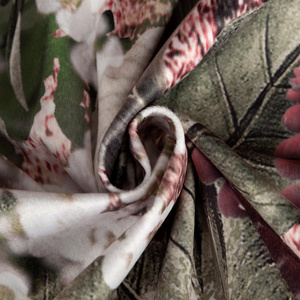 Curtain 140 x 270 Decorative Glory Zie+Pink