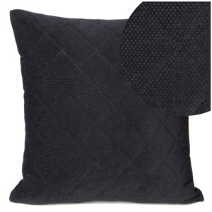 Milo Black Decorative 45 x 45 pillowcase