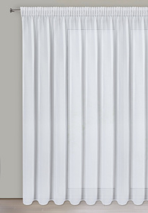 Firana 350 x 270 Dekoracyjna Arleta Taśma Biały