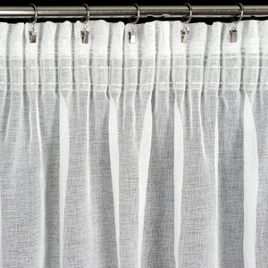 Firana 140 x 270 Dekoracyjna Taśma DANI 1 Biały