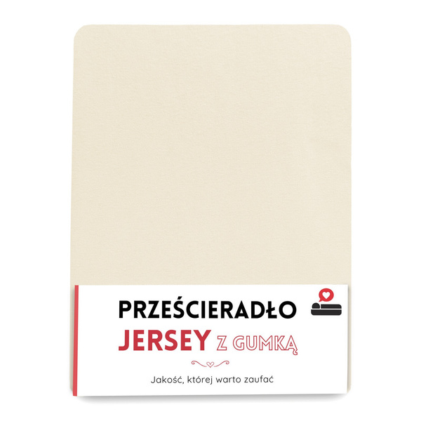 Prześcieradło 180 x 200 Jersey z Gumką Gaja 07