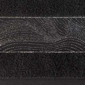 70 x 140 Terry Towel Mariel 05 Black