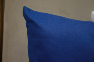 Cotton pillowcase 45 x 45 Single Ola navy blue Cornflower