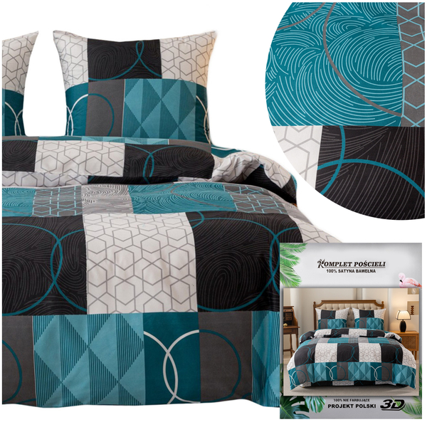 Bedding 200 x 220 3 pcs Satin Maria 3055