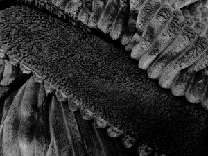 Capri Black Reversible Bedspread 200 x 220