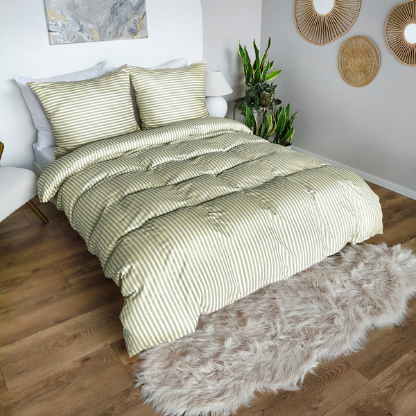 Pościel 140 x 200 2cz Mikrofibra w Pasy Eusebia Home 15