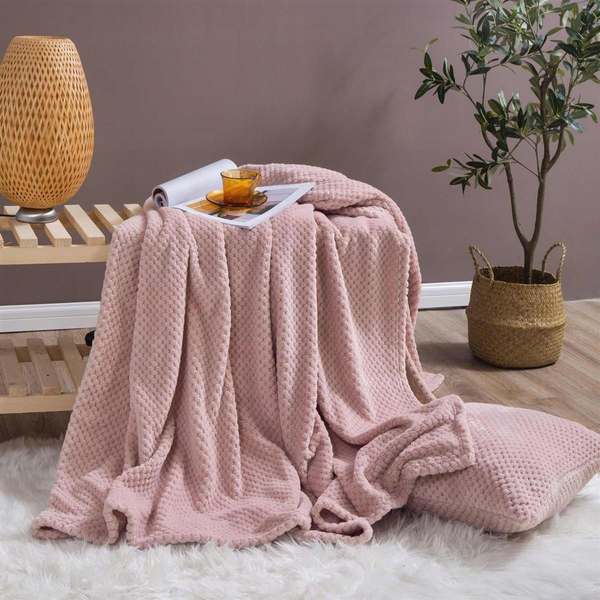 Blanket 70 x 150 Microfiber Jacquard Monte Powdered
