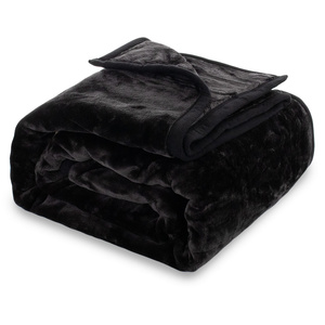 Blanket 160 x 200 Acrylic Solid Warm Yasemin 02