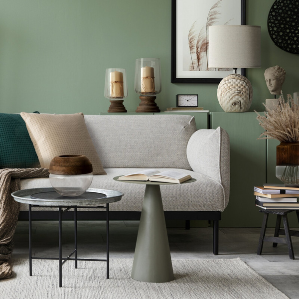 Poszewka 40 x 40 Dekoracyjna Velvet AMELIA Pudrowy