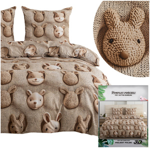 Pościel 160 x 200 3cz Satynowa Maria 3290