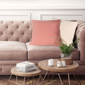 Poszewka 45 x 45 Dekoracyjna Len 4B C.Ziel+Zł