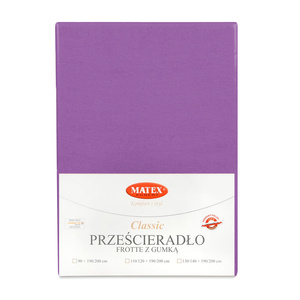 Terry sheet 120 x 200 with elastic CLASSIC 22