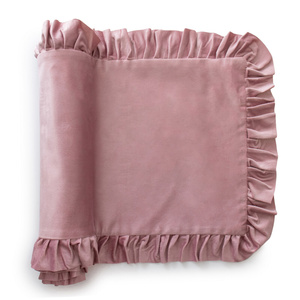 Table Runner 40 x 160 Decorative with Ruffles Ligia 05