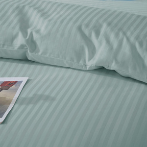 Bedding 160 x 200 3pc Cotton Adamash Sage