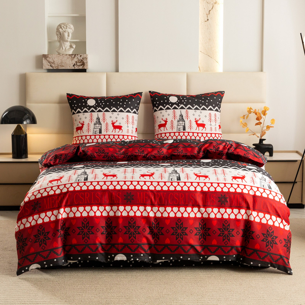 Pościel 160 x 200 3cz Gładka Eusebia Home 22