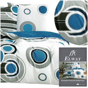 Bedding 160 x 200 3pc Cotton Satin Elway 5051