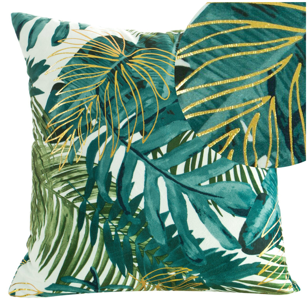 Velvet pillowcase Davos 40 x 40 White