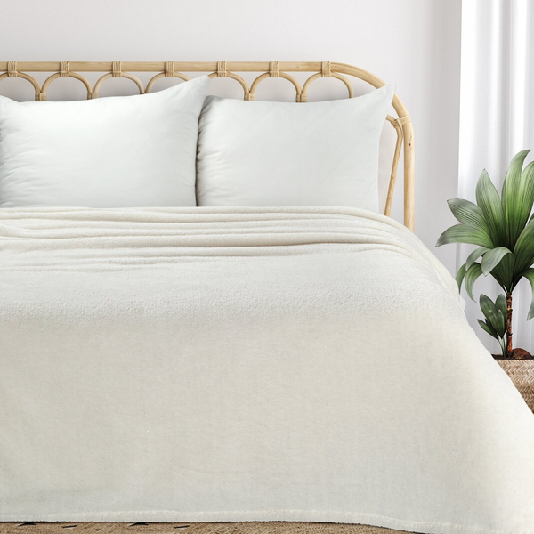 Koc 150 x 200 Mikrofibra Błyszczący Blink B+Sreb