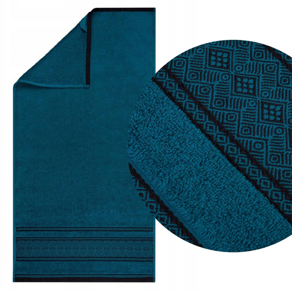 Ręcznik 50 x 90 Bawełna Panama 500g/m2 Turkus