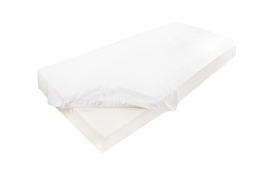 120 x 200 Satin sheet with elastic Gold 01