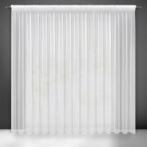 Decorative Curtain Pilar 350 x 270 Tape White