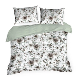 Bedding 160 x 200 3pc Satin Cotton Spring 67