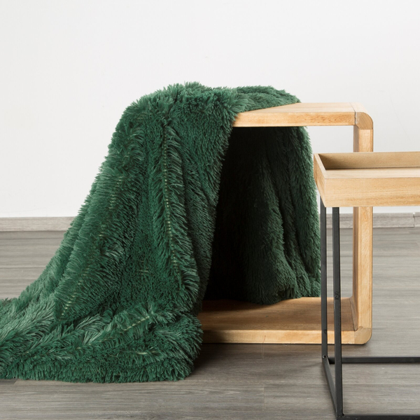Blanket 170 x 210 Double-sided Fur Tifany1 C.Green