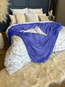 Koc 200 x 220 Mikrofibra Jednolita Juana 05