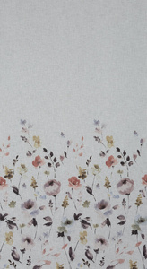 Lavin Curtain with Eyelets 140 x 250 White + Powder Pink