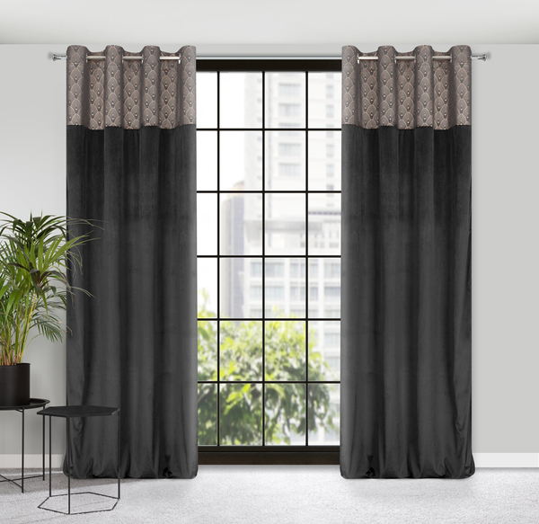 Zasłona 140 x 250 Dekoracyjna Przelotki Agnes Czar