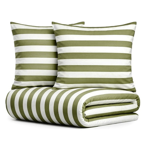 Pościel 220 x 200 3cz Mikrofibra w Pasy Eusebia Home 08