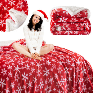 Koc 200 x 220 Mikrofibra Świąteczna Hayat 101