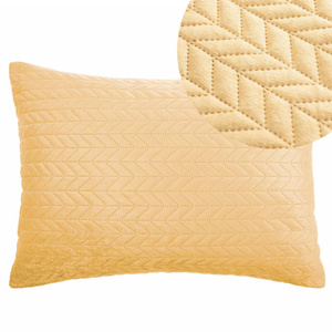 50 x 70 Decorative Velvet Moxie Mustard pillowcase