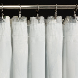 Curtain 140 x 300 Decorative Flex Sandy Steel+Silver