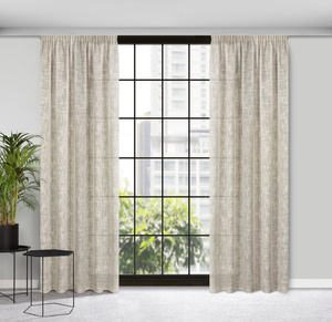 Curtain 140 x 270 Decorative Tape Rubi Beige