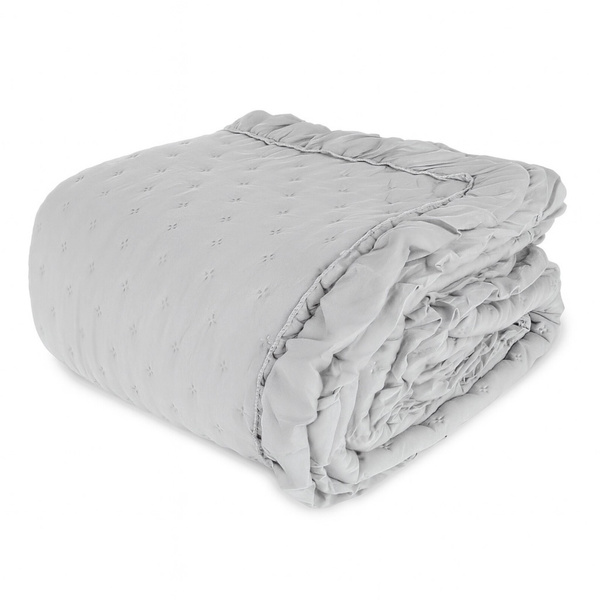 Narzuta 200 x 220 Pikowana Z Falbaną Celia 05