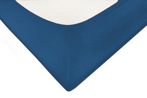 100 x 200 Satin sheet with elastic Gold 37