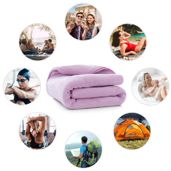 Towel 50 x 90 Quick-Drying Microfiber Iben 15