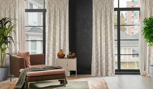 Zasłona 140 x 270 Dekoracyjna Velvet Rivia Krem