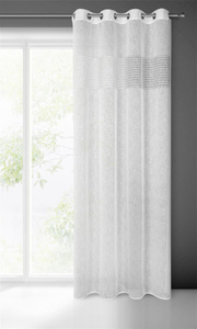 Curtain 140 x 250 Decorative Drawstring Vicky Beige