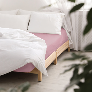 Bed sheet 200 x 220 with elastic Satin Anthem 020