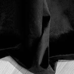 Zasłona 140 x 270 Dekoracyjna Velvet Soft Czarny