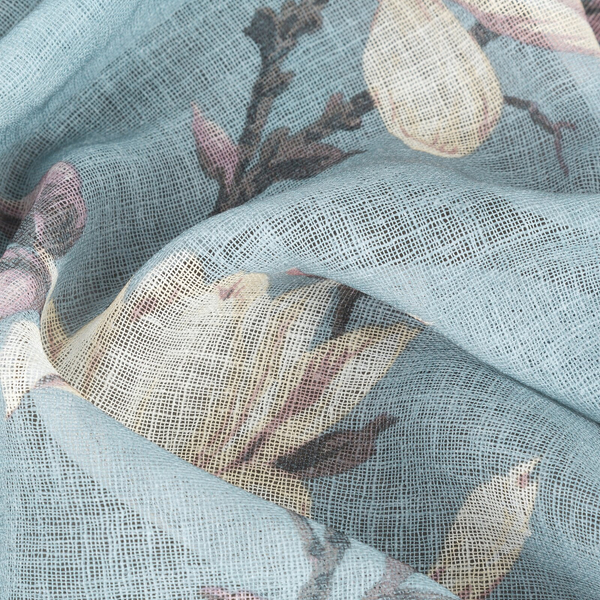 Zasłona Dekoracyjna Luna 140 x 250 Przelotka Szary