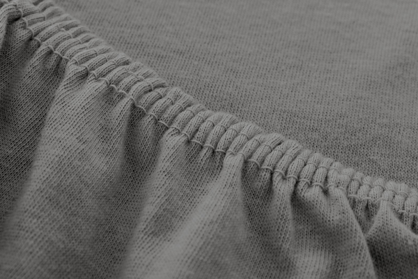 Jersey sheet with elastic 041_D Anthracite 90x200