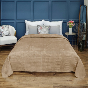 Bedspread 200 x 220 Herringbone Velvet Caden 09