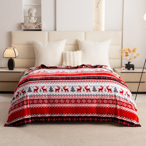 Koc 160 x 200 Mikrofibra Świąteczna Donato 10