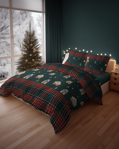 Bedding 160 x 200 3pc Vicenza Cotton pattern 5816B