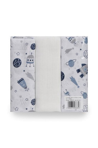Diaper 80 x 70 3 pcs Cotton MUSLIN Print 03