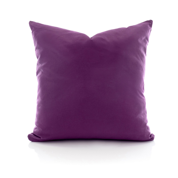 Cotton pillowcase 50 x 50 Uniform Ola Plum Purple